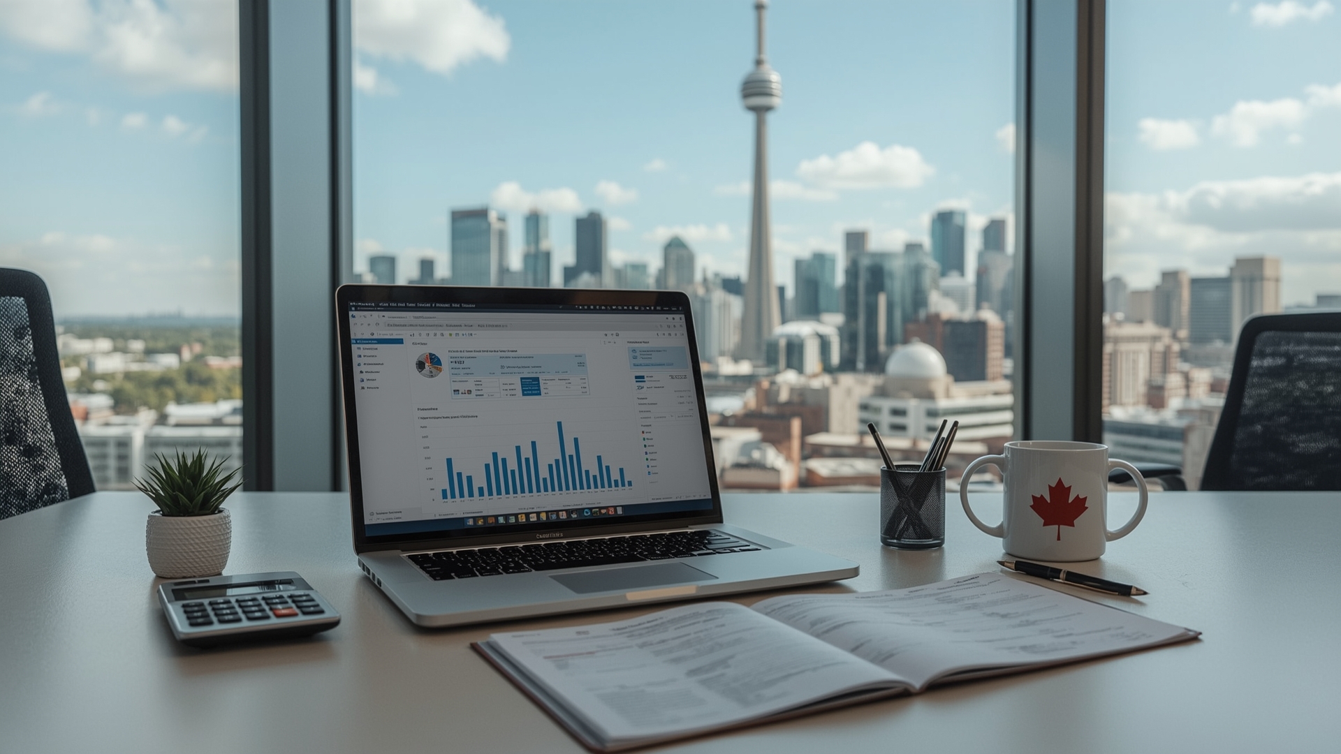 Financial professionals at work